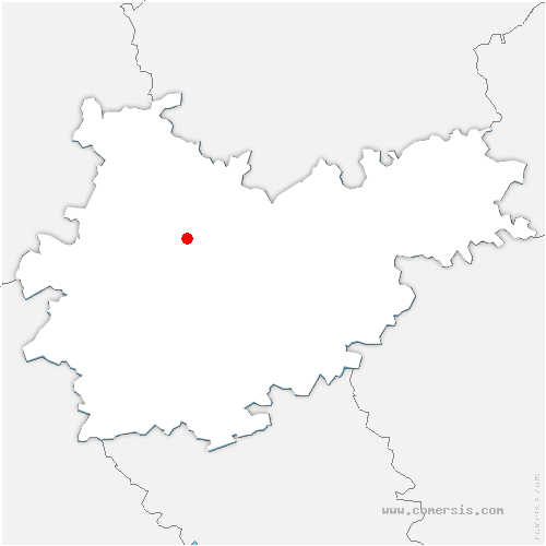 carte de localisation de Goudex