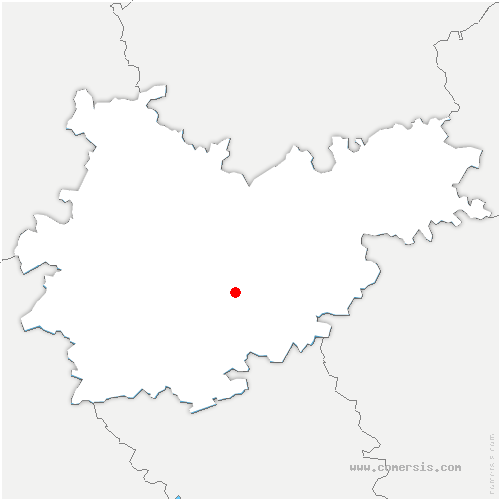 carte de localisation de Goutevernisse