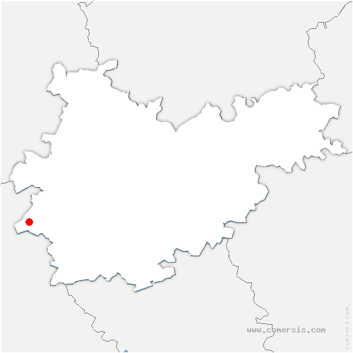 carte de localisation de Gramont