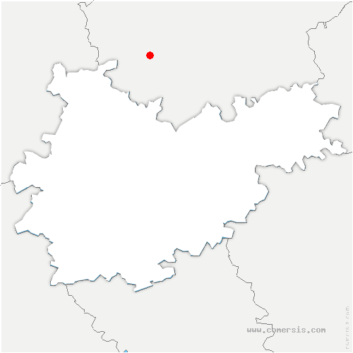 carte de localisation du Grès