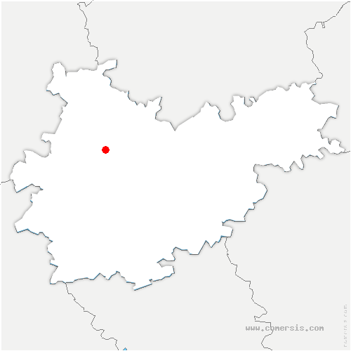 carte de localisation de l'Isle-en-Dodon