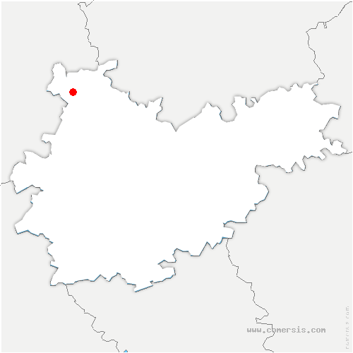 carte de localisation d'Issel