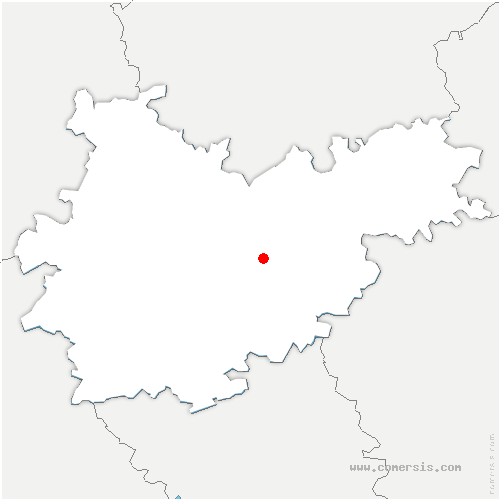 carte de localisation de Lacaugne