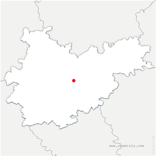 carte de localisation de Lafitte-Vigordane