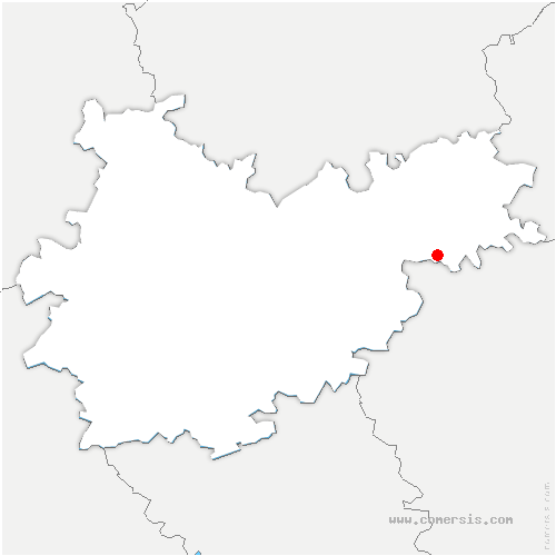carte de localisation de Lagarde
