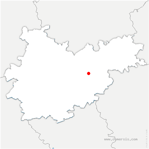 carte de localisation de Lagrâce-Dieu