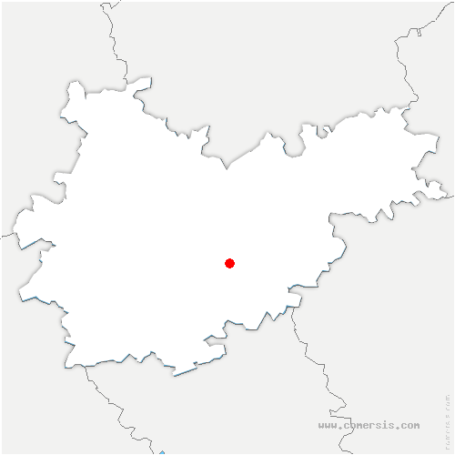 carte de localisation de Lamazère