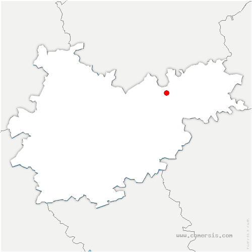 carte de localisation de Lapenche