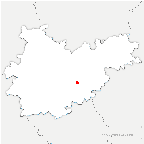 carte de localisation de Latour