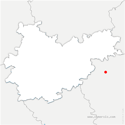 carte de localisation de Marestaing