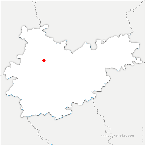 carte de localisation de Martisserre