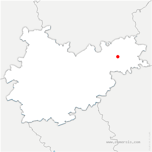 carte de localisation de Mauremont