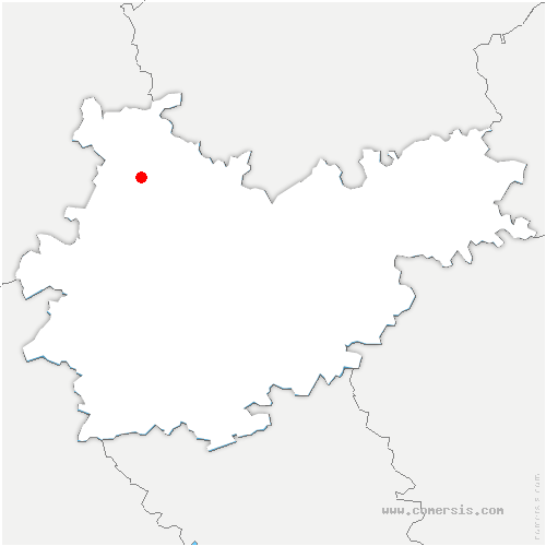 carte de localisation de Miramont-de-Quercy