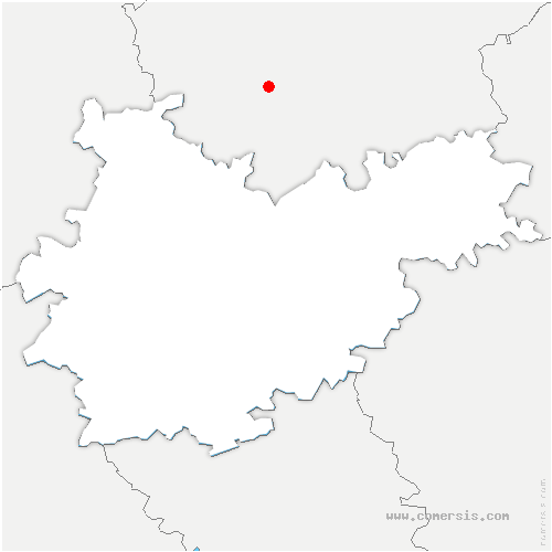 carte de localisation de Mirandol-Bourgnounac