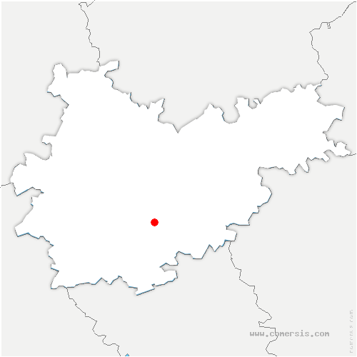 carte de localisation de Monclar-sur-Losse