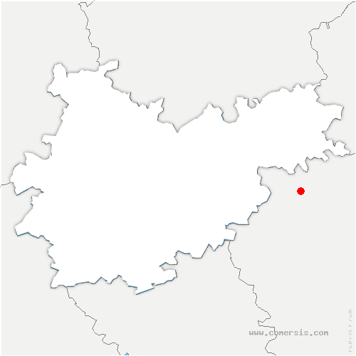carte de localisation de Monferran-Savès