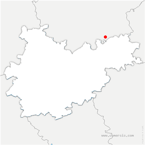 carte de localisation de Mons