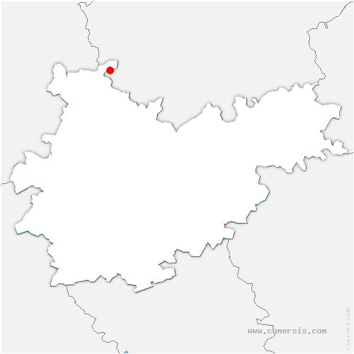 carte de localisation de Montaigu-de-Quercy