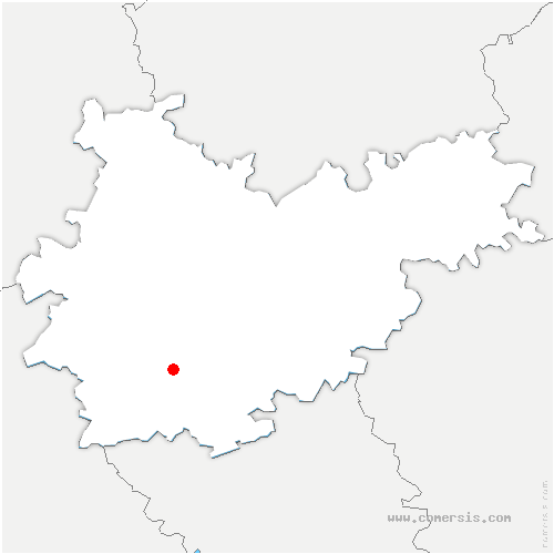 carte de localisation de Montaïn
