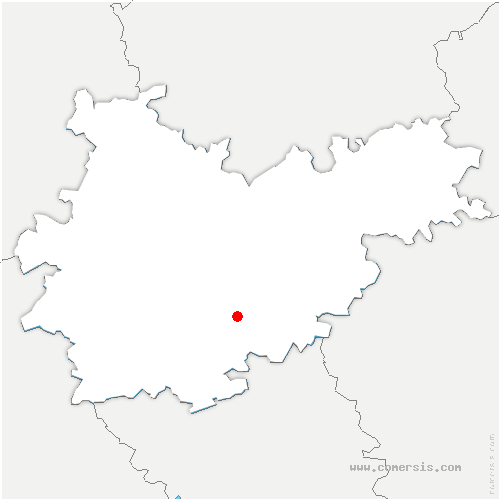 carte de localisation de Montberaud