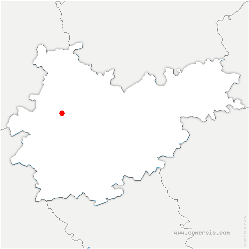 carte de localisation de Montesquieu-Guittaut