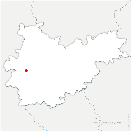carte de localisation de Montgaillard-sur-Save