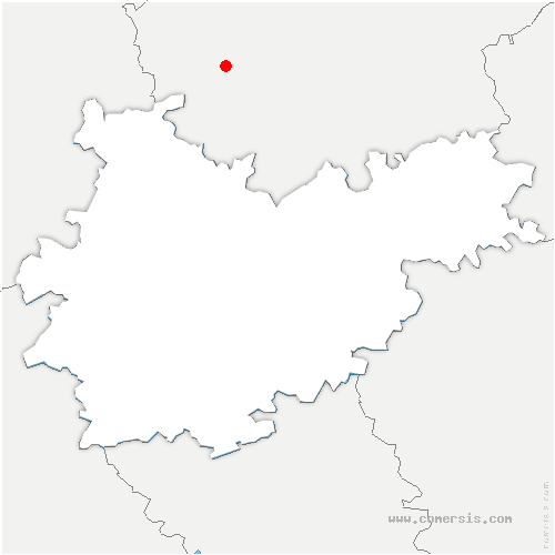 carte de localisation de Montirat