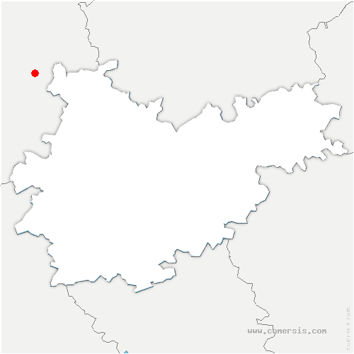 carte de localisation de Montmaur