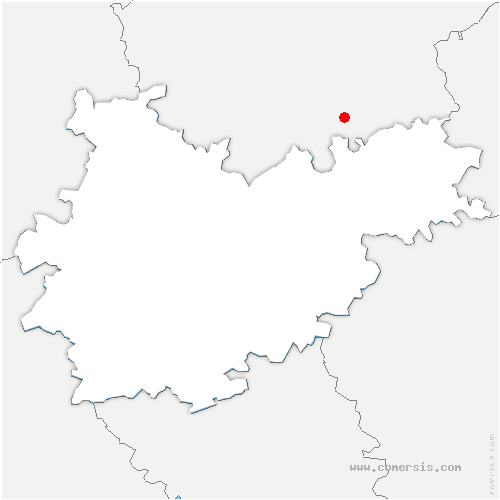 carte de localisation de Montrabé