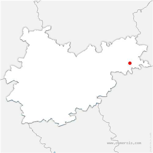 carte de localisation de Mourvilles-Hautes