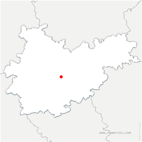 carte de localisation de Nadillac