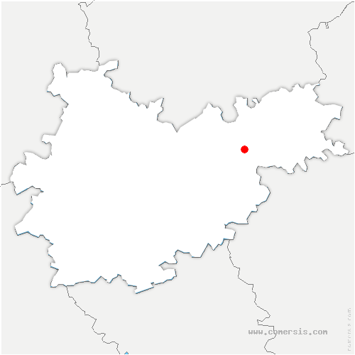 carte de localisation de Noueilles