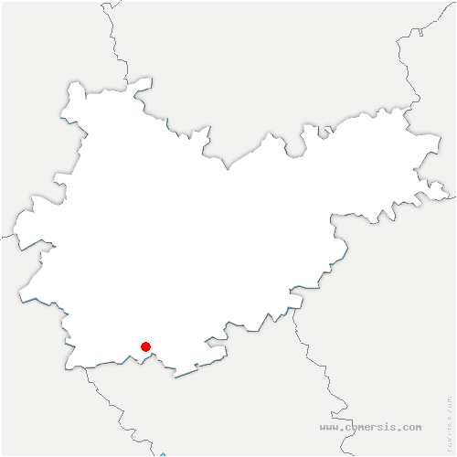 carte de localisation de Palleville