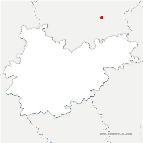 carte de localisation de Paulhac