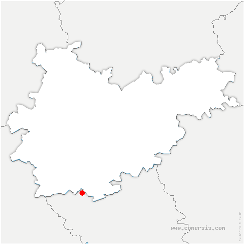 carte de localisation de Pern