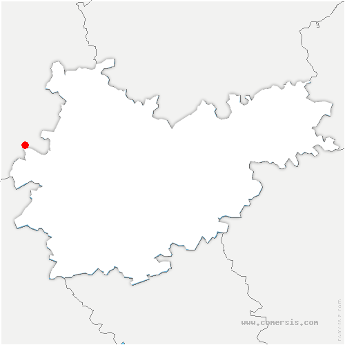 carte de localisation de Plaigne