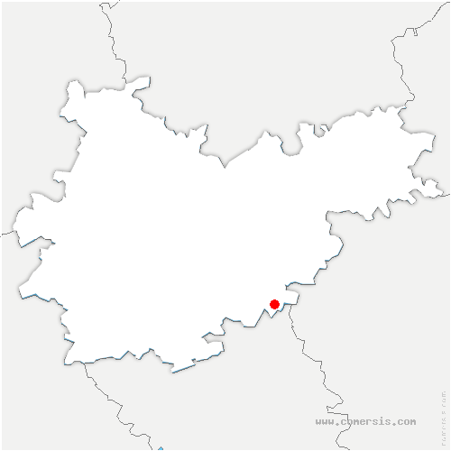 carte de localisation de Pouy-Loubrin