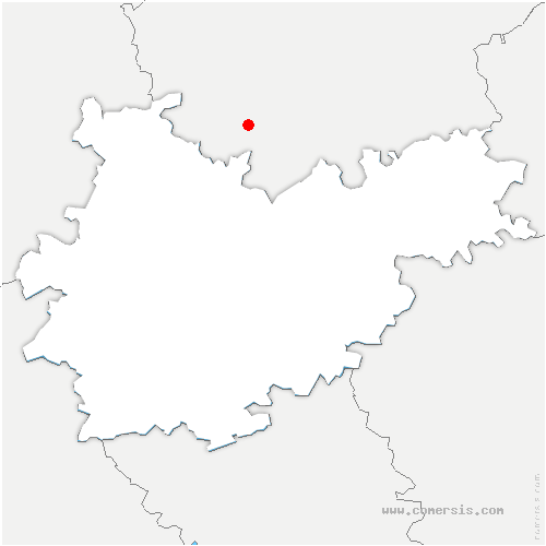 carte de localisation de Pradère-les-Bourguets