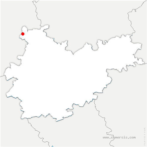 carte de localisation de Puginier