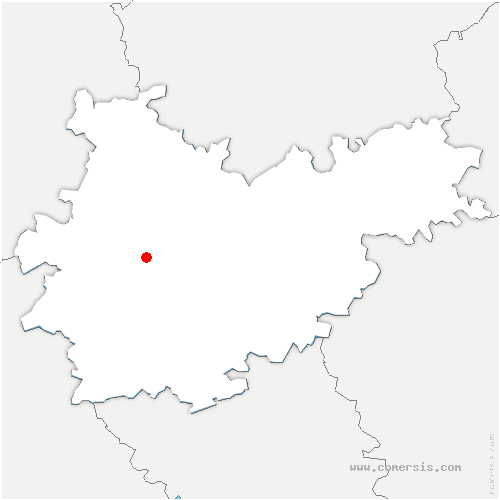carte de localisation de Puybegon