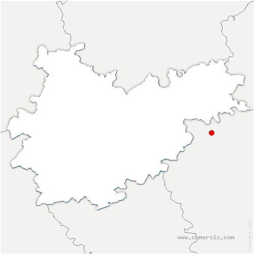 carte de localisation de Razengues