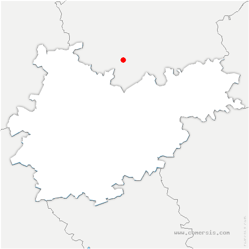 carte de localisation de Rosières