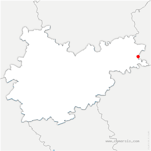 carte de localisation de Roumens