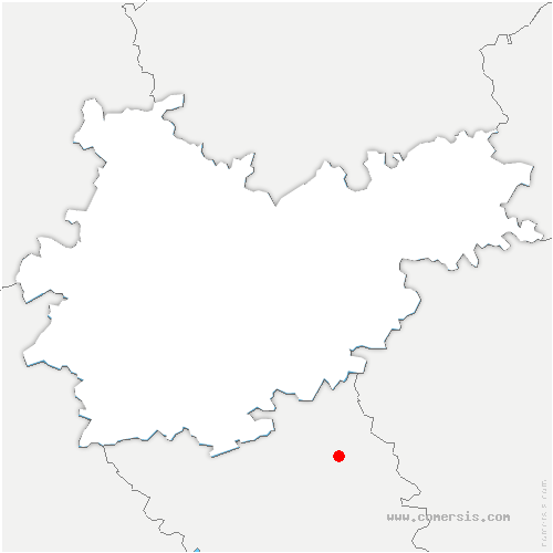 carte de localisation de Saillac