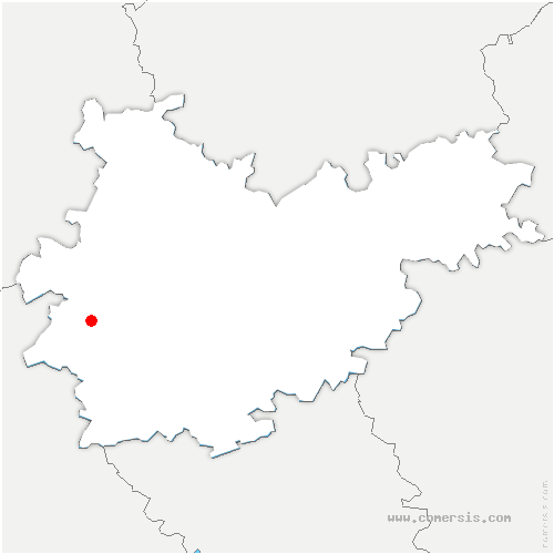 carte de localisation de Saint-Agnan