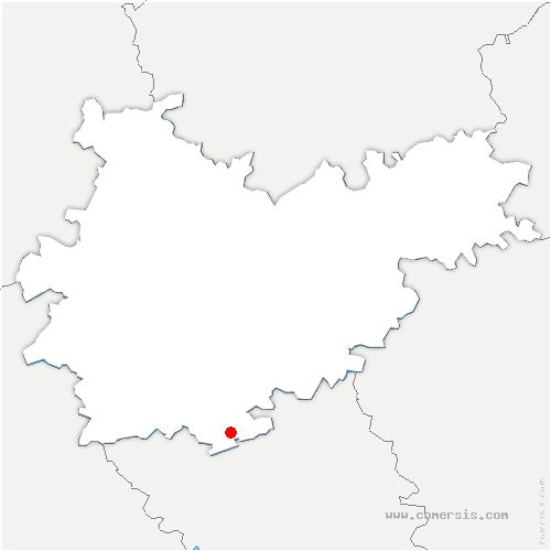 carte de localisation de Saint-Amancet