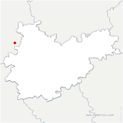 carte de localisation de Saint-Amans