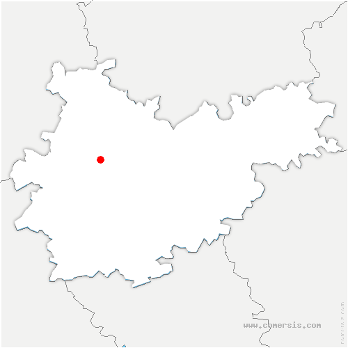 carte de localisation de Saint-Frajou