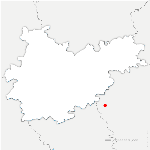 carte de localisation de Saint-Jean-de-Laur