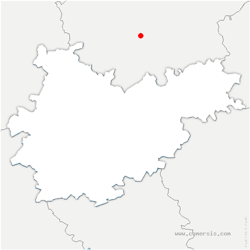 carte de localisation de Saint-Jory